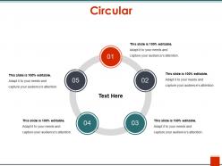 Circular powerpoint slide designs