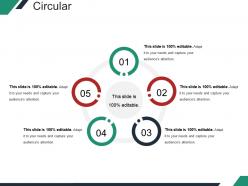 Circular powerpoint slide template 2