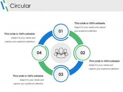 Circular powerpoint slides design