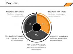 33723827 style circular loop 3 piece powerpoint presentation diagram infographic slide