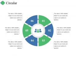 Circular ppt summary graphic tips