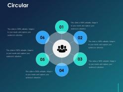 Circular ppt visual aids pictures