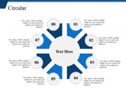 Circular presentation powerpoint templates