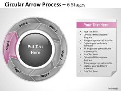 Circular process 6 concepts powerpoint diagram templates graphics 712