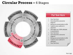 Circular process 6 diagram stages 11