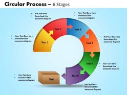 Circular process 6 stages powerpoint slides and ppt templates 0412