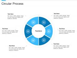 Circular process application investor funding elevator ppt diagram ppt