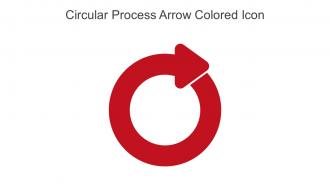 Circular Process Arrow Colored Icon In Powerpoint Pptx Png And Editable Eps Format