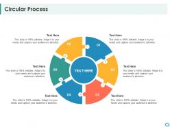 Circular process building customer trust startup company ppt layouts infographics