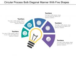 Circular Process Bulb Diagonal Manner With Five Shapes