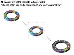Circular process cycle diagram editable powerpoint templates