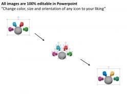 Circular process for data flow powerpoint templates