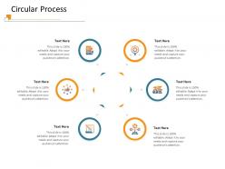 Circular process m3402 ppt powerpoint presentation infographics guidelines