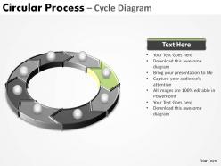 Circular process pieces interconnected cycle diagram 8 stages ppt slides diagrams templates powerpoint info graphics