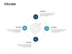 Circular process ppt powerpoint presentation infographics format ideas