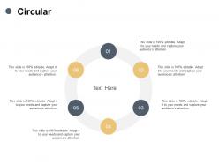 Circular process ppt powerpoint presentation portfolio infographic template