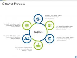 Circular Process Project Management Training It Ppt Portfolio Diagrams