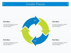 Circular process strategic management maturity model assessment ppt powerpoint layouts