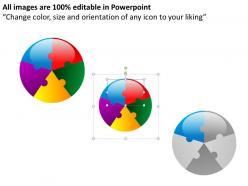 87546350 style puzzles circular 5 piece powerpoint presentation diagram infographic slide