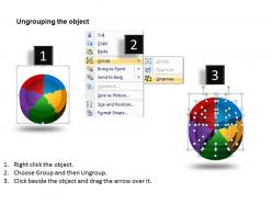 Circular puzzle 5 pieces stages powerpoint slides and ppt templates db