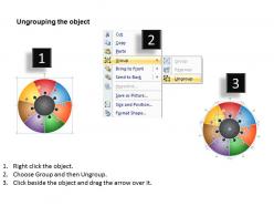 Circular puzzle business planning process 7 powerpoint slides and ppt templates db