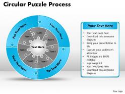 8030253 style division pie-puzzle 4 piece powerpoint template diagram graphic slide