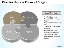 42314533 style puzzles matrix 1 piece powerpoint presentation diagram infographic slide