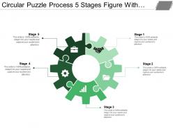 73910929 style puzzles circular 5 piece powerpoint presentation diagram infographic slide