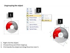 Circular puzzle with 2 and 3 powerpoint presentation slides db