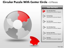 62972262 style puzzles circular 6 piece powerpoint presentation diagram infographic slide
