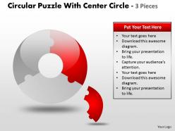 Circular puzzle with pieces ppt 14