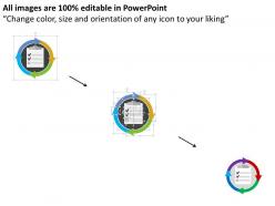 5274819 style circular loop 4 piece powerpoint presentation diagram infographic slide