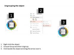 5274819 style circular loop 4 piece powerpoint presentation diagram infographic slide