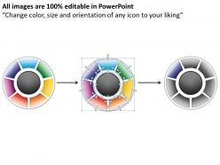 918867 style cluster surround 7 piece powerpoint template diagram graphic slide