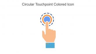 Circular Touchpoint Colored Icon In Powerpoint Pptx Png And Editable Eps Format