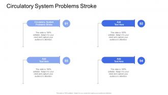 Circulatory System Problems Stroke In Powerpoint And Google Slides Cpb