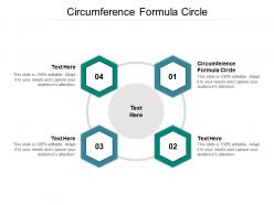 Circumference formula circle ppt powerpoint presentation gallery example introduction cpb