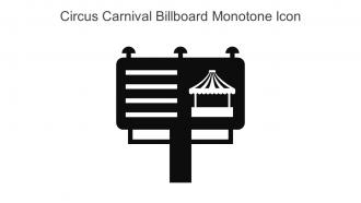 Circus Carnival Billboard Monotone Icon In Powerpoint Pptx Png And Editable Eps Format