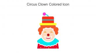 Circus Clown Colored Icon In Powerpoint Pptx Png And Editable Eps Format
