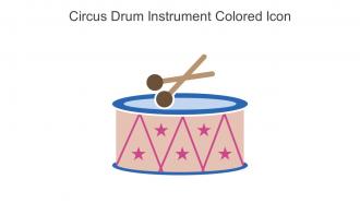 Circus Drum Instrument Colored Icon In Powerpoint Pptx Png And Editable Eps Format