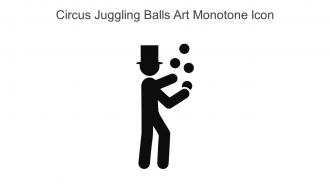 Circus Juggling Balls Art Monotone Icon In Powerpoint Pptx Png And Editable Eps Format