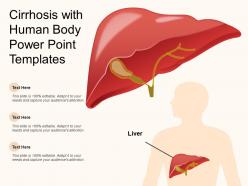 Cirrhosis with human body power point templates