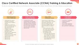 Cisco certified network associate ccna training and education it certification collections