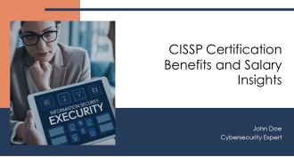 CISSP Certification Benefits And Salary Insights PPT Guidelines AT