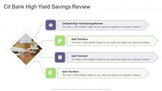 Cit Bank High Yield Savings Review In Powerpoint And Google Slides Cpb