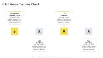 Citi Balance Transfer Check In Powerpoint And Google Slides Cpb