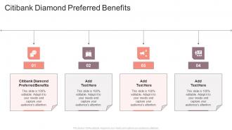 Citibank Diamond Preferred Benefits In Powerpoint And Google Slides Cpb