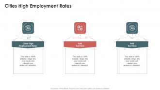Cities High Employment Rates In Powerpoint And Google Slides Cpb