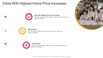 Cities With Highest Home Price Increases In Powerpoint And Google Slides Cpb