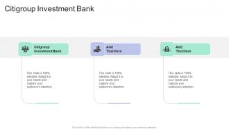 Citigroup Investment Bank In Powerpoint And Google Slides Cpb